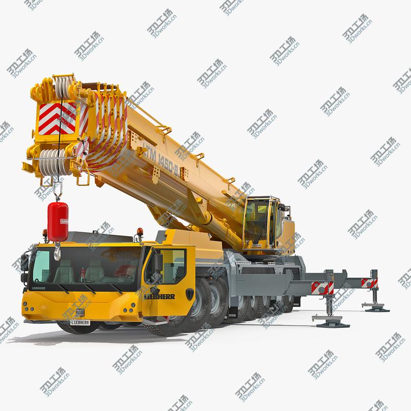 images/goods_img/202104021/3D Liebherr LTM 1450 Mobile Crane Rigged/1.jpg